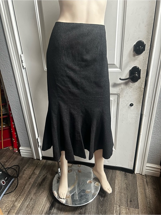 Ralph Lauren Dresses & Skirts - Ralph Lauren Black wool lined Trumpet Flared Skirt Sz 12